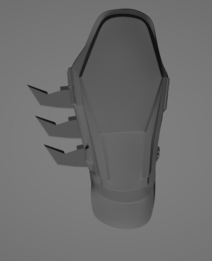 Batman Arkham Origins Inspired gauntlets cosplay 3D print model_2