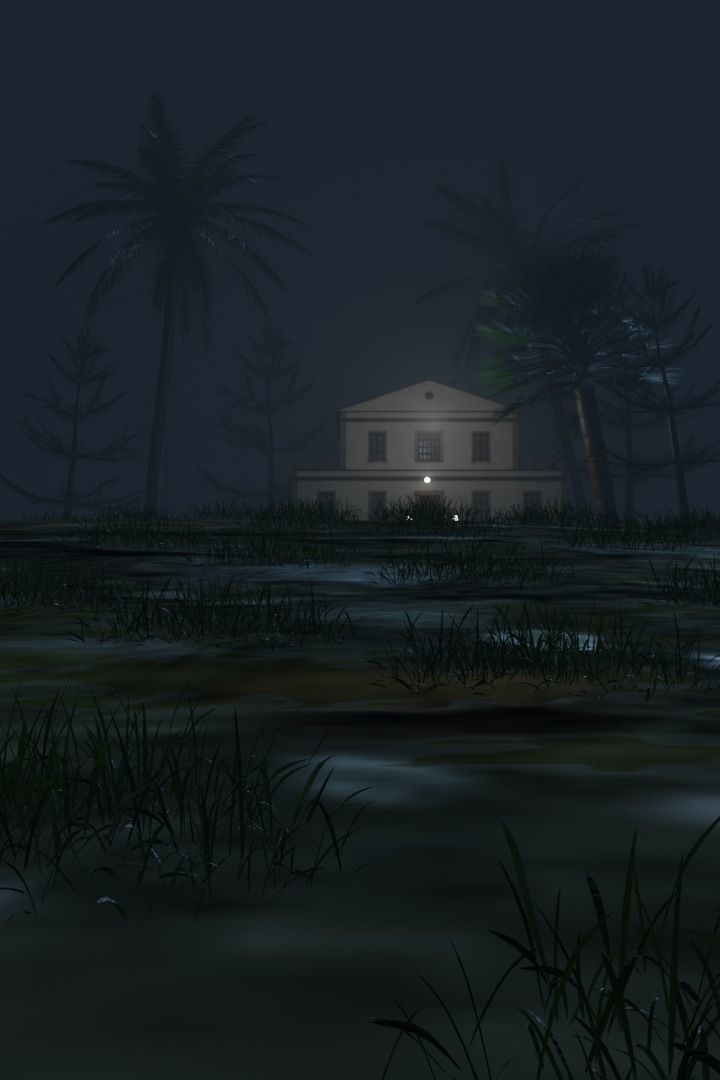 GHOST HOUSE Low-poly 3D model_1