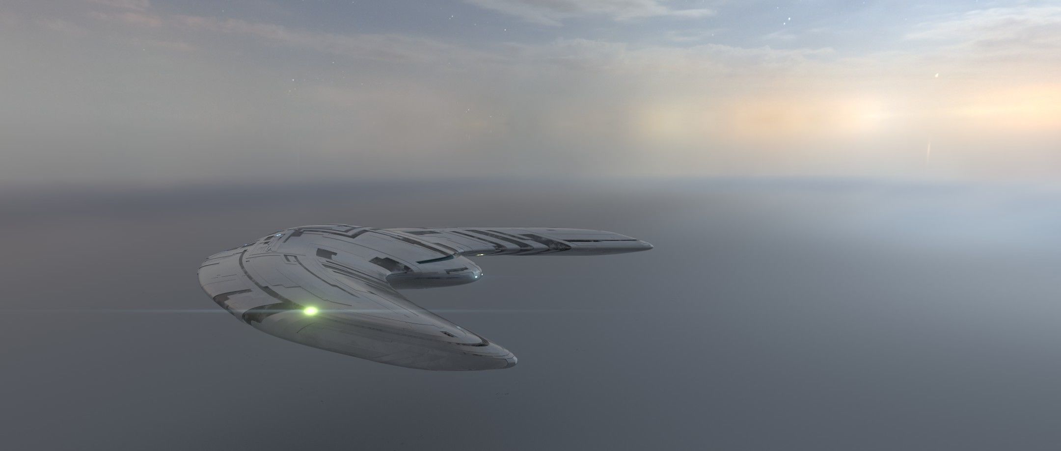 Raider Spaceship 3D model_2