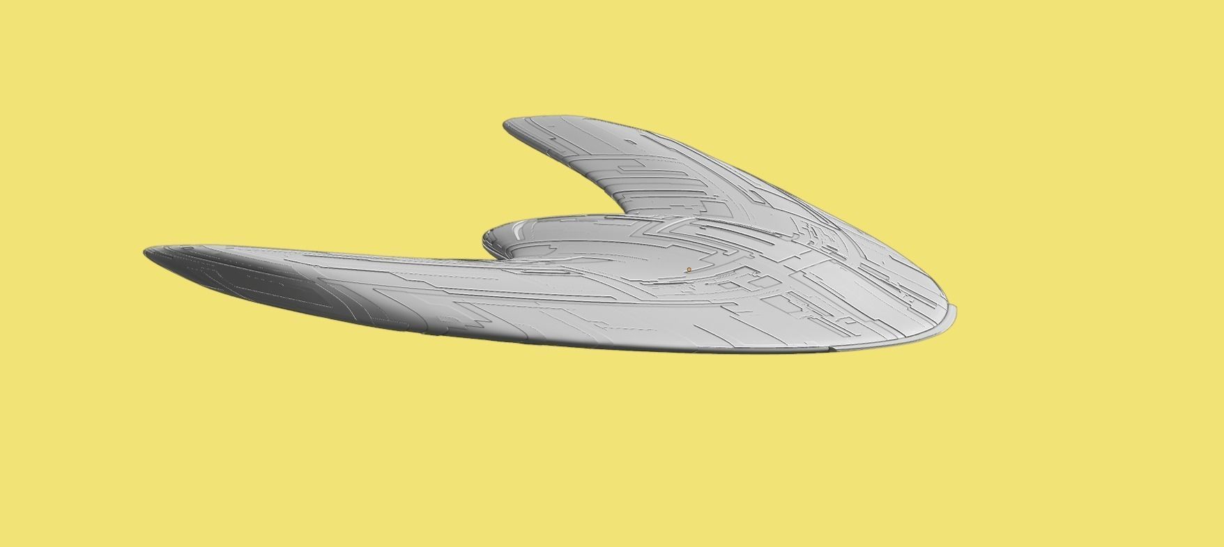 Raider Spaceship 3D model_36