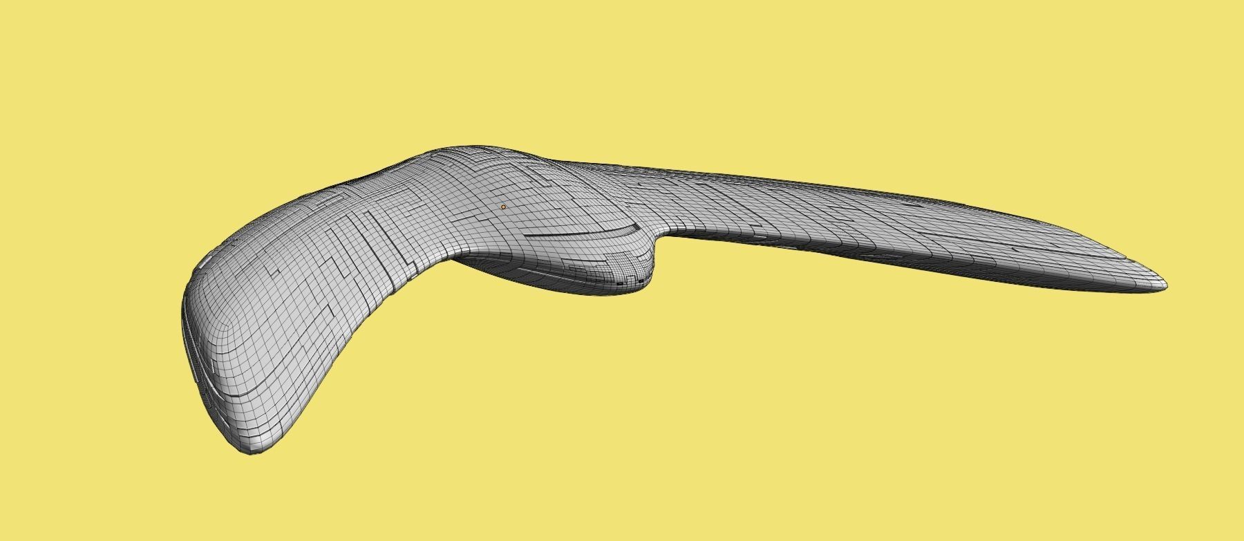 Raider Spaceship 3D model_41