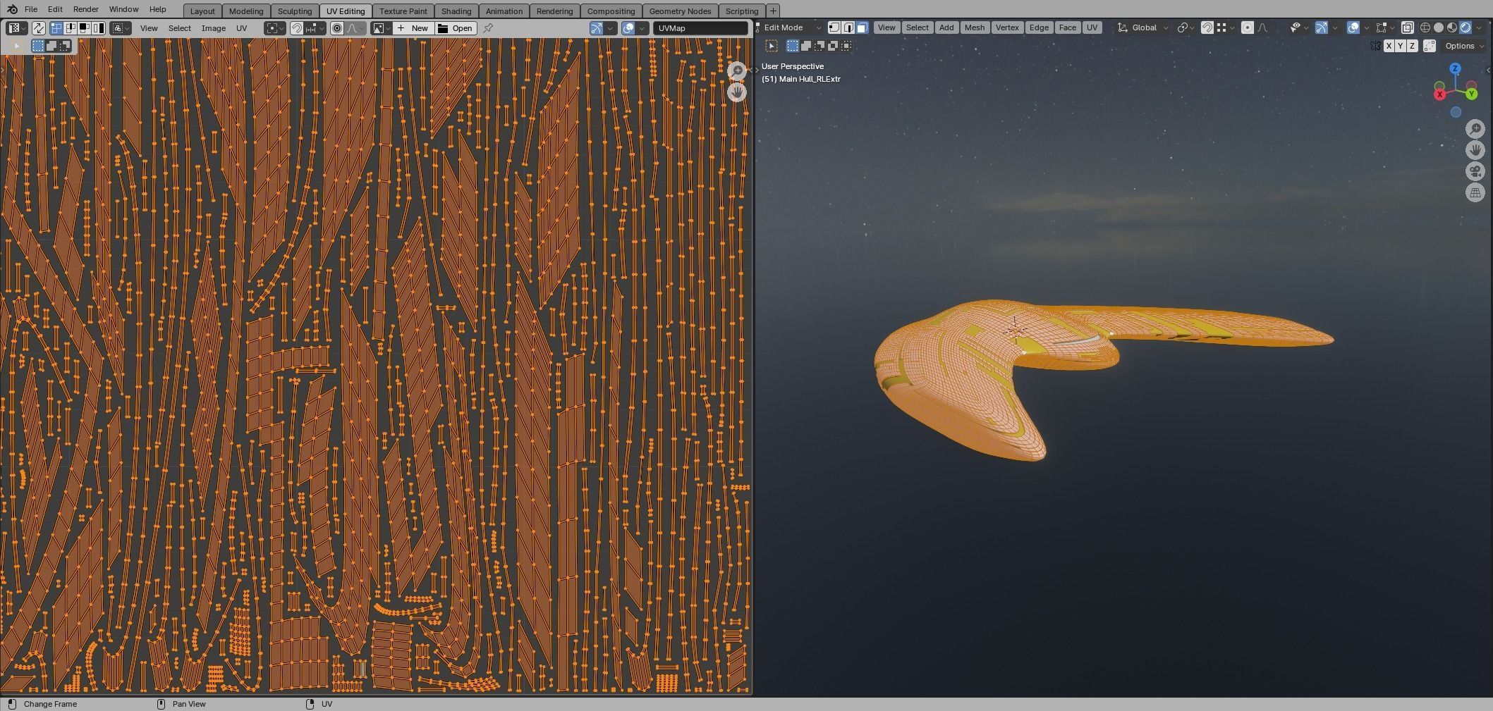 Raider Spaceship 3D model_46