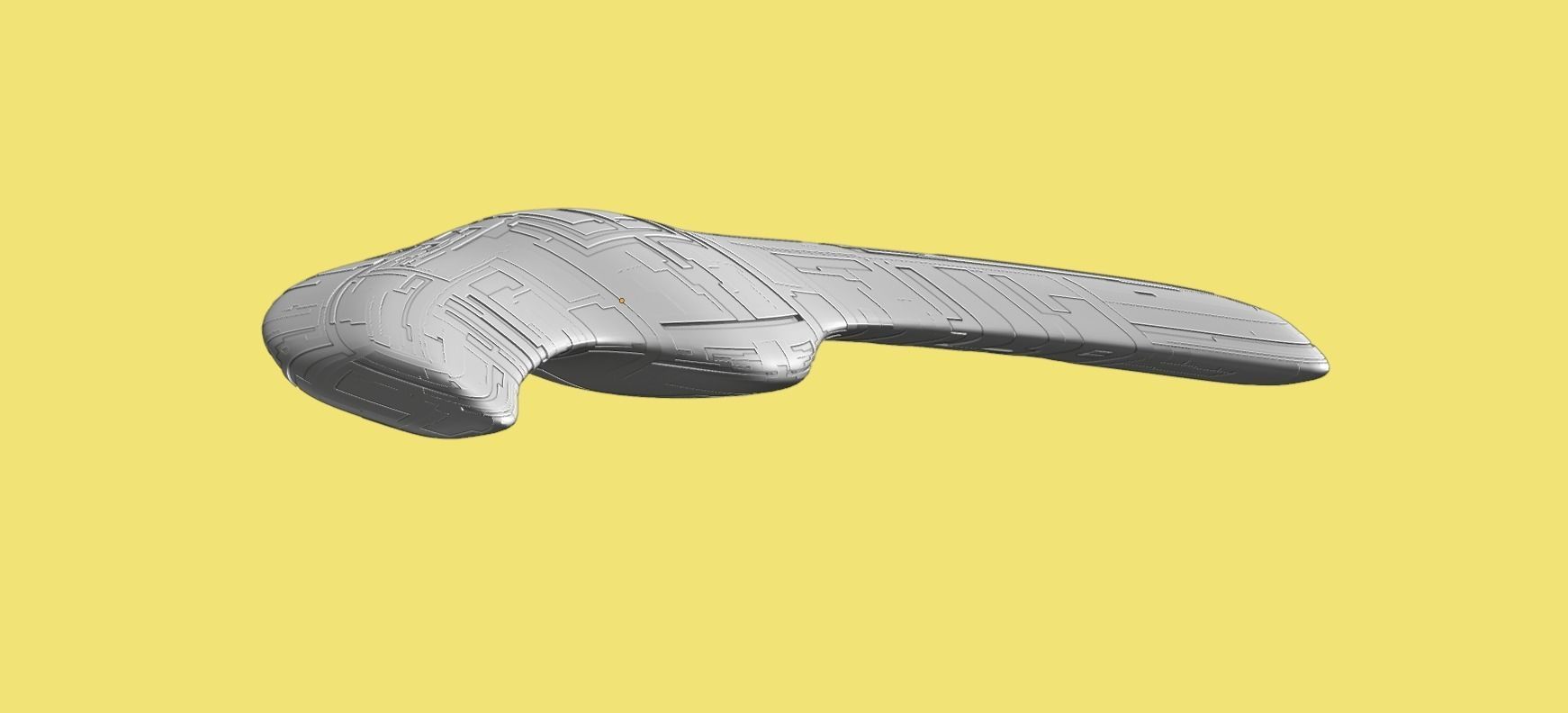 Raider Spaceship 3D model_32