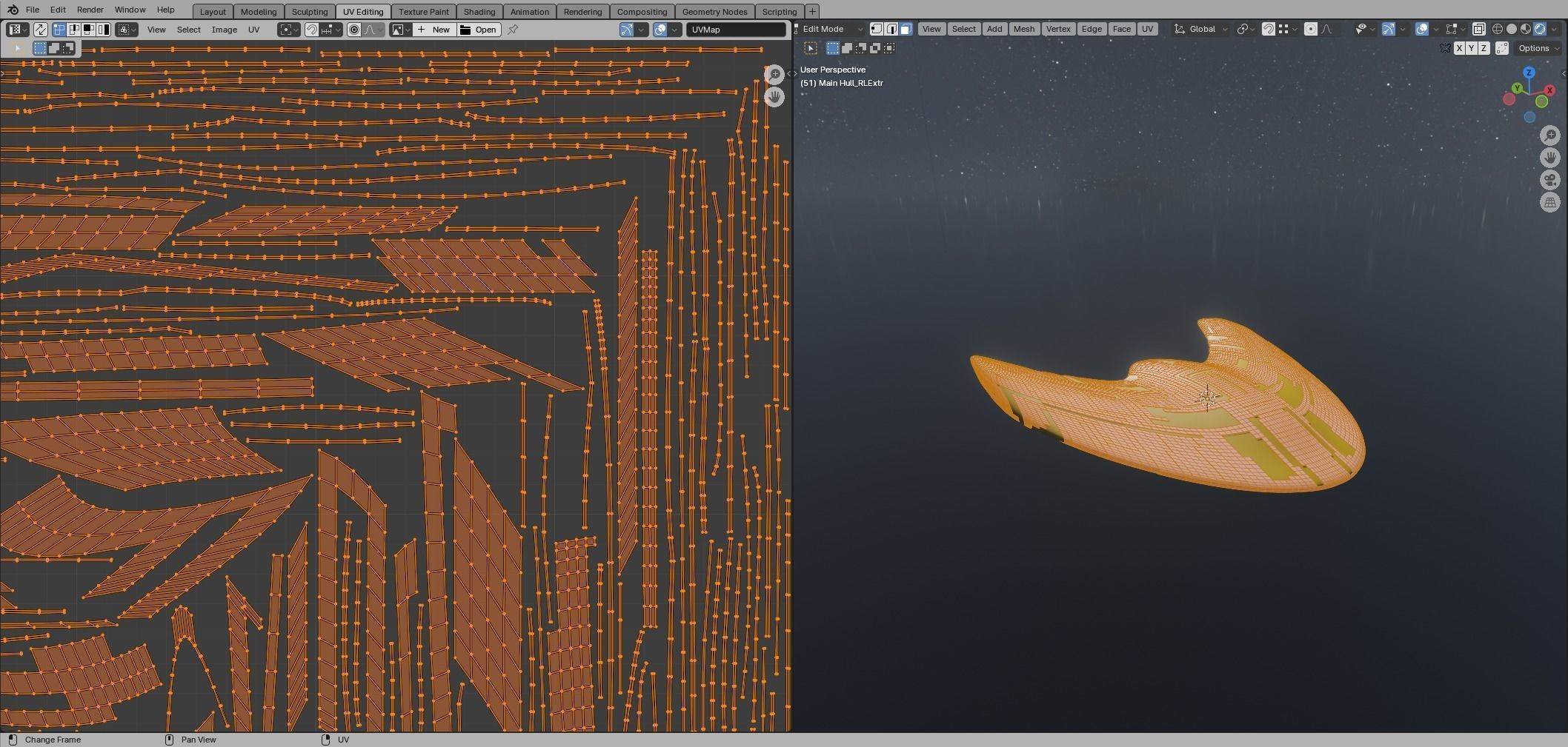 Raider Spaceship 3D model_45