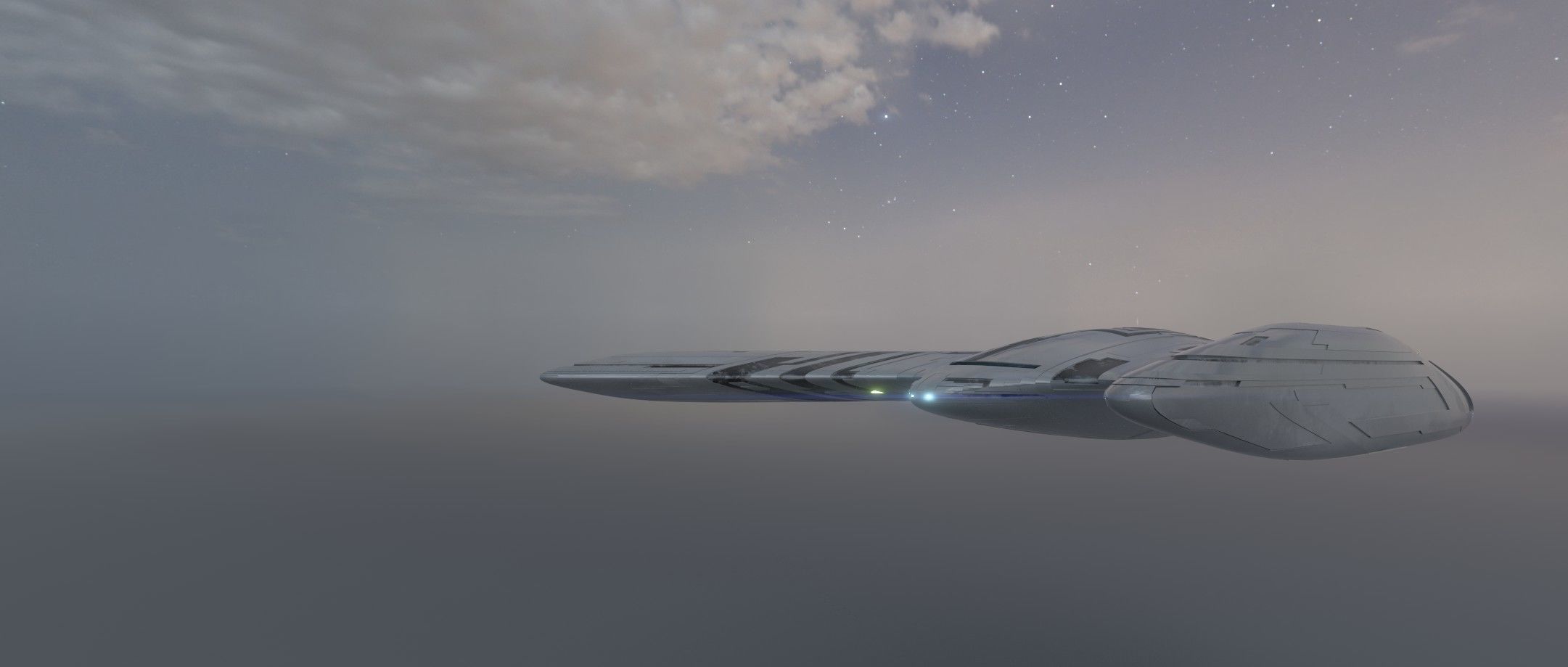 Raider Spaceship 3D model_4