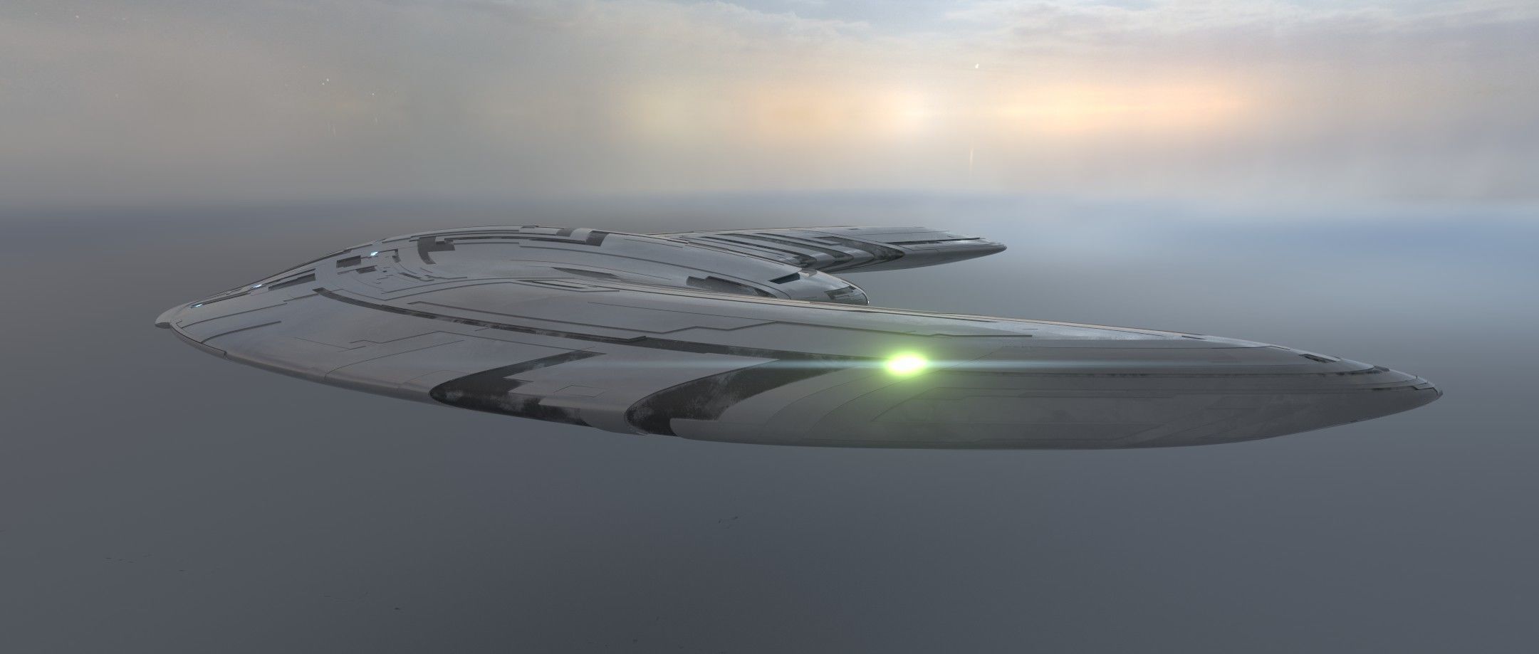 Raider Spaceship 3D model_11