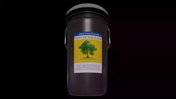 Fertilizers-Tree Fertilizer-PBR 3D MODEL 