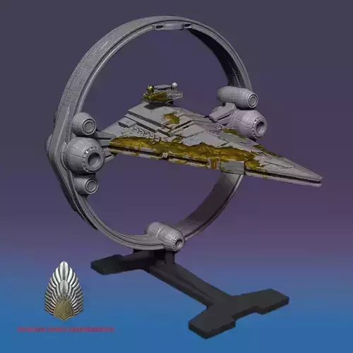 Admiral Thrawn Chimaera Star Destroyer Ahsoka 3d digital dl 3D print model