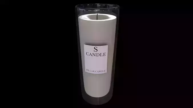 Candles and candleholders-Pillar Candle-PBR