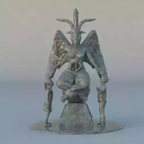 Satan Statue 3D model