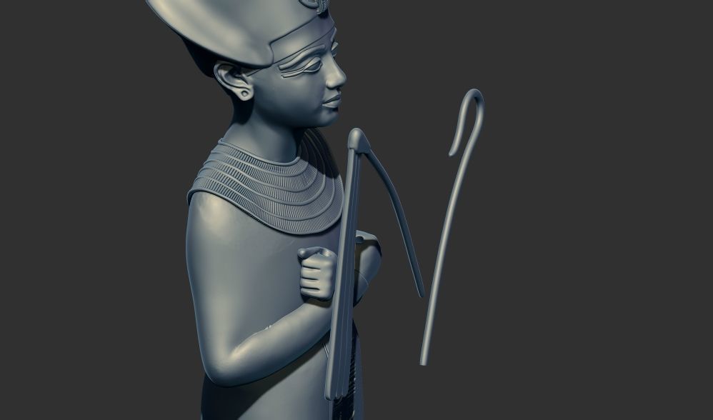 Ushabti of Tutankhamun statue 3D Printable model 3D print model_14