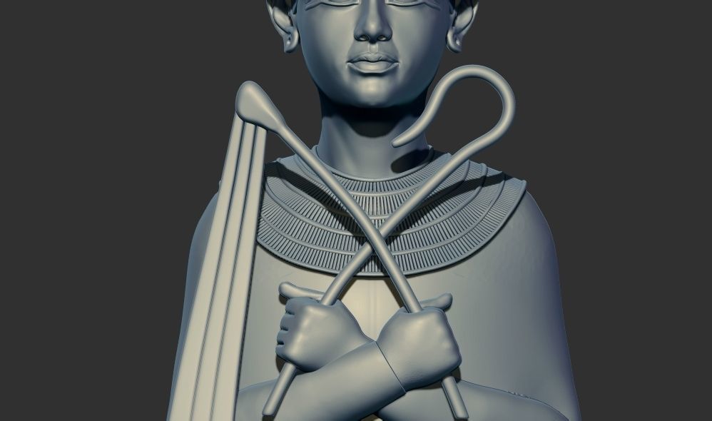 Ushabti of Tutankhamun statue 3D Printable model 3D print model_10