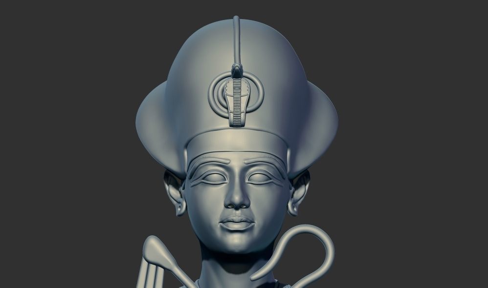 Ushabti of Tutankhamun statue 3D Printable model 3D print model_7