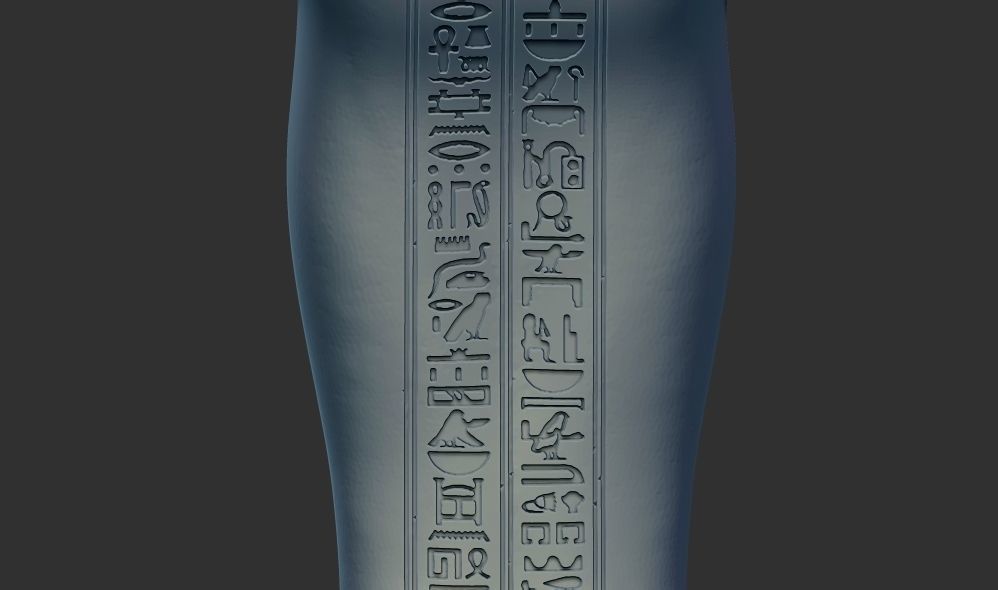 Ushabti of Tutankhamun statue 3D Printable model 3D print model_12