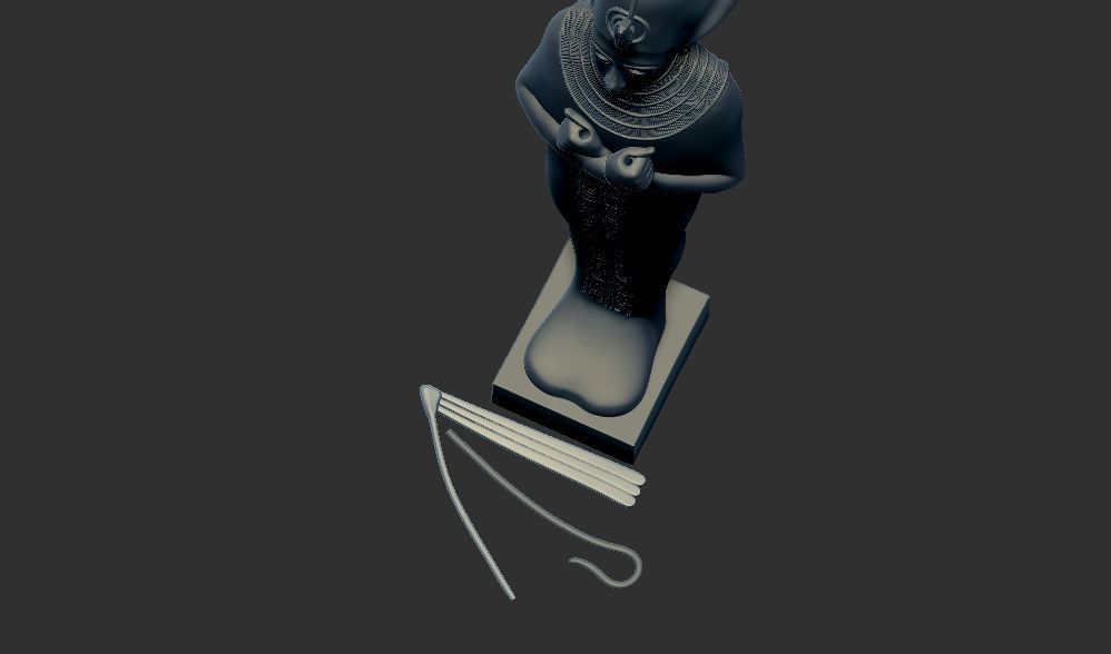 Ushabti of Tutankhamun statue 3D Printable model 3D print model_13