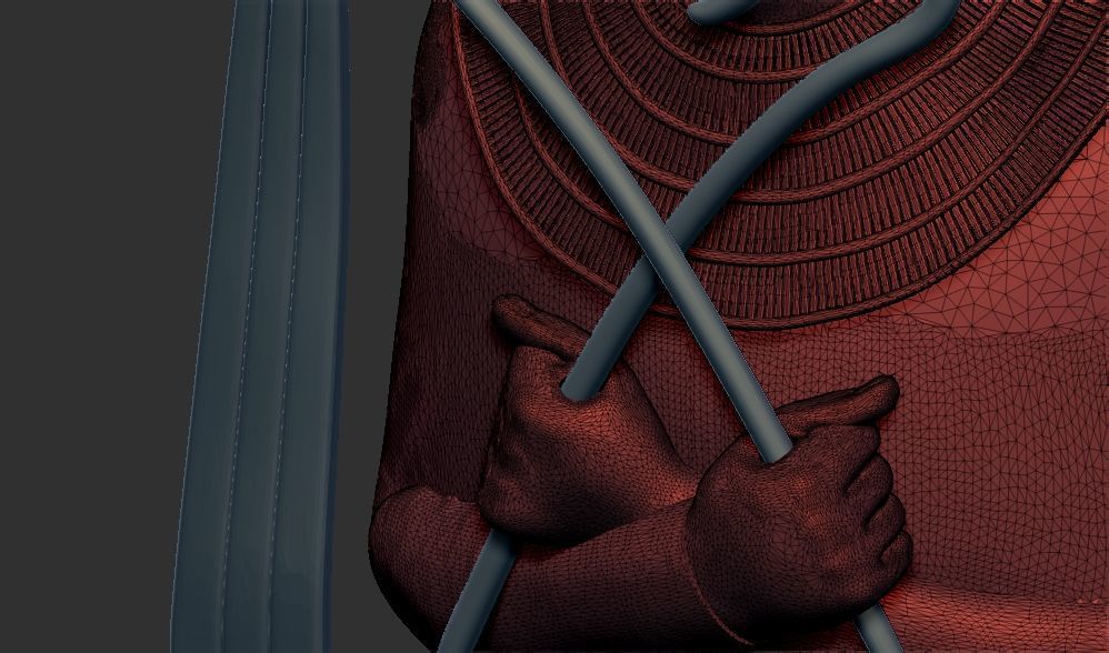 Ushabti of Tutankhamun statue 3D Printable model 3D print model_17