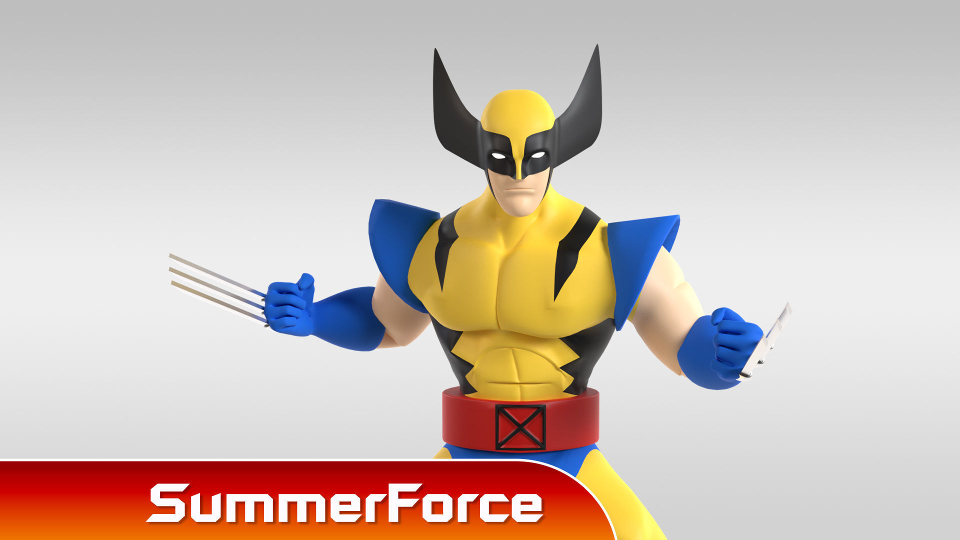 Wolverine - XMen 97 3D model_1