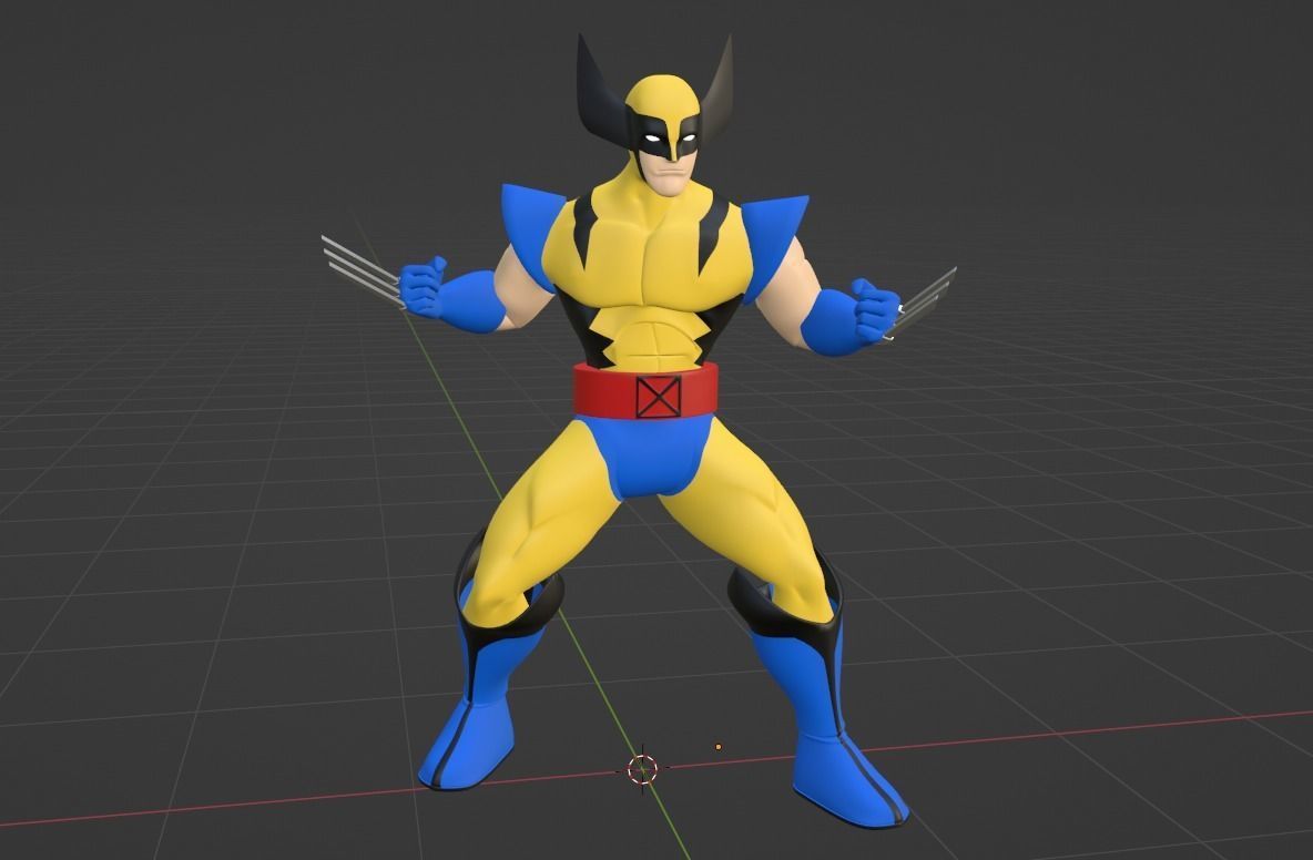 Wolverine - XMen 97 3D model_4