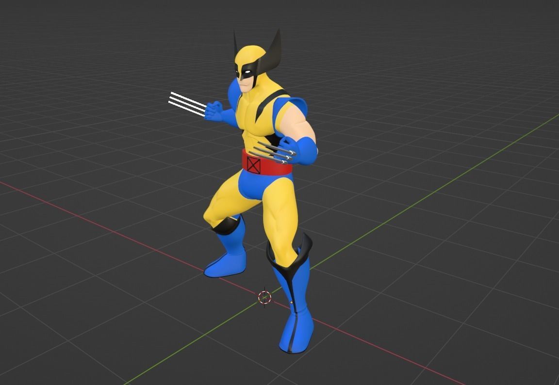 Wolverine - XMen 97 3D model_5