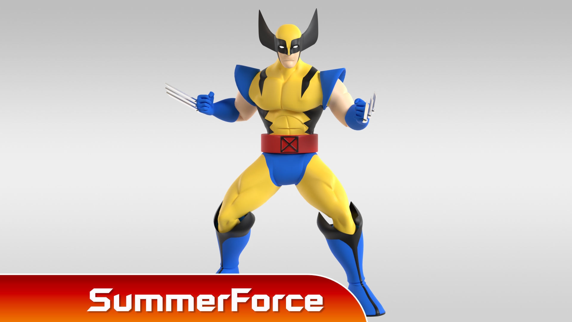 Wolverine - XMen 97 3D model_2