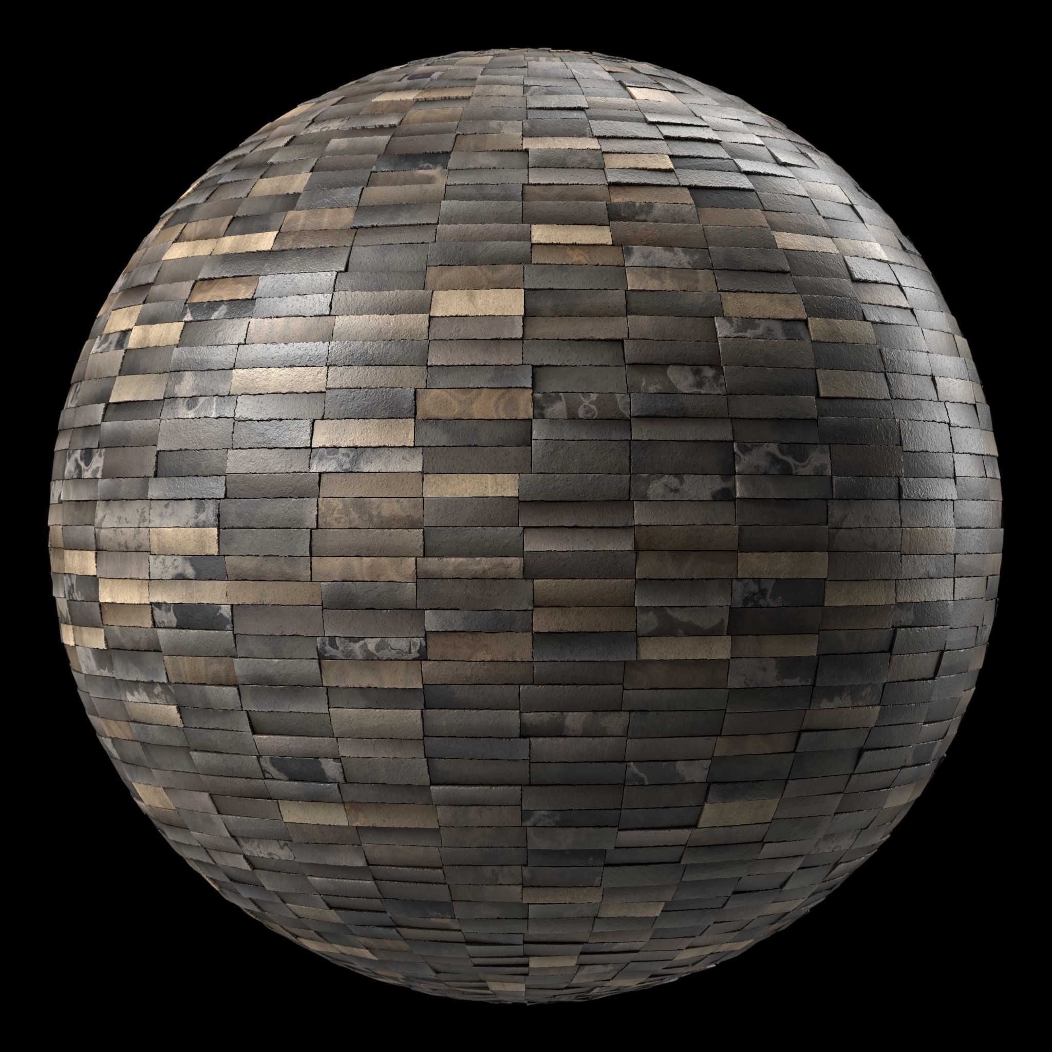 Stone Wall Materials 103- MultiColor StoneWall - Pbr Seamless Texture_1