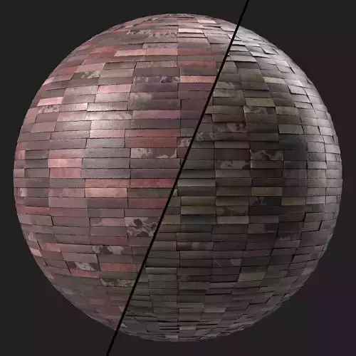 Stone Wall Materials 103- MultiColor StoneWall - Pbr Seamless Texture
