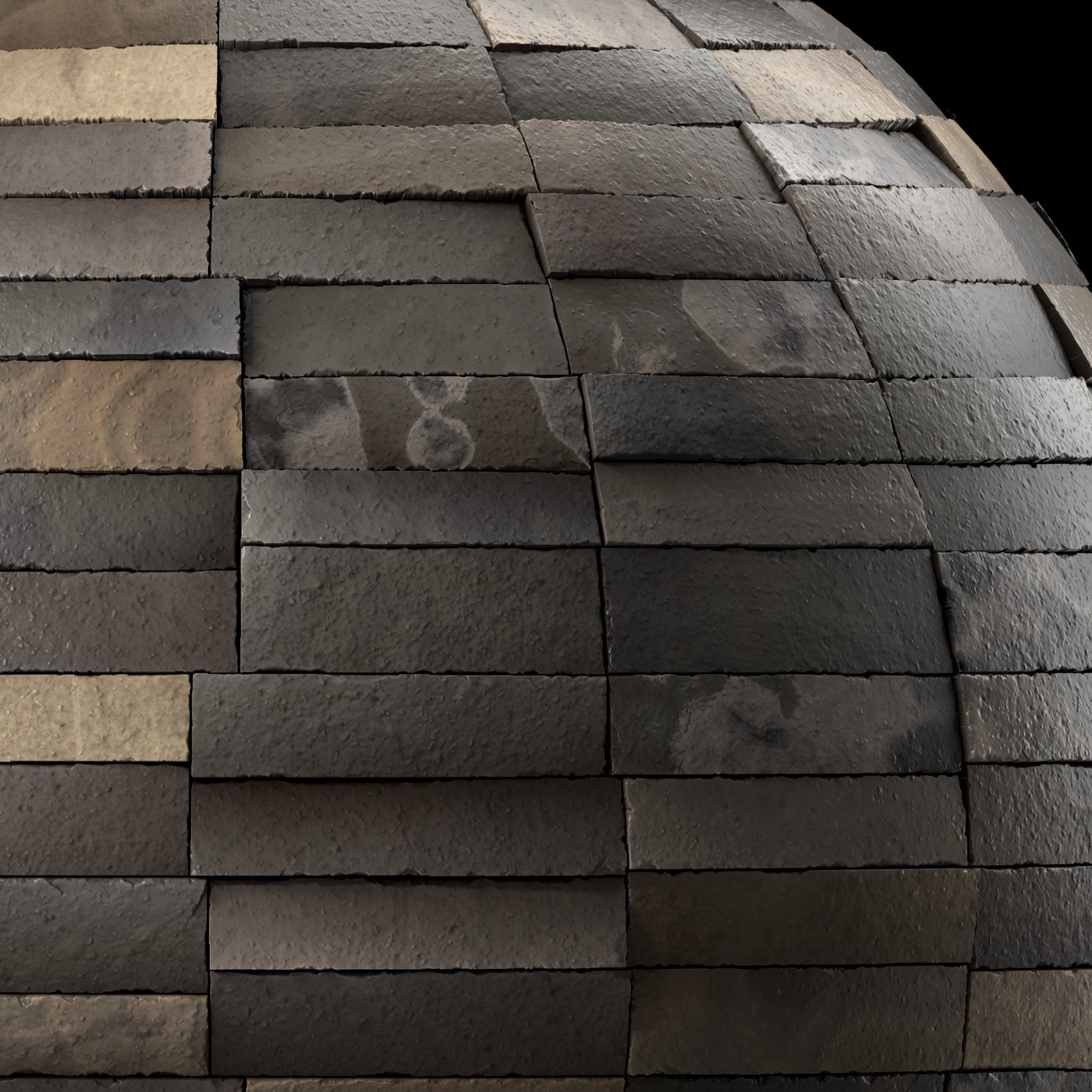 Stone Wall Materials 103- MultiColor StoneWall - Pbr Seamless Texture_2