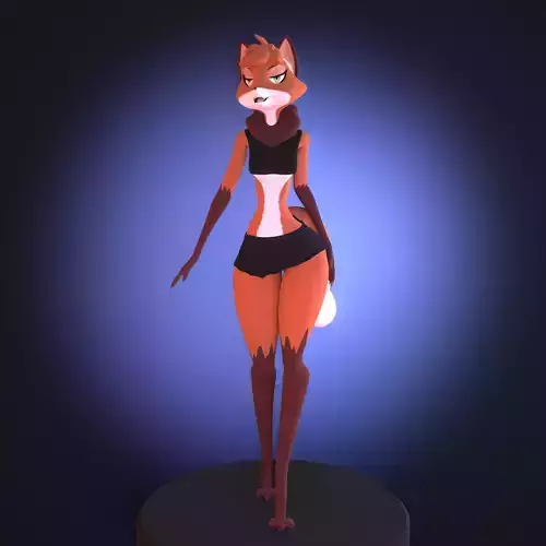 Furry Fox Female Character