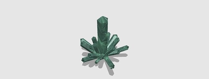 crystalcluster Free 3D model