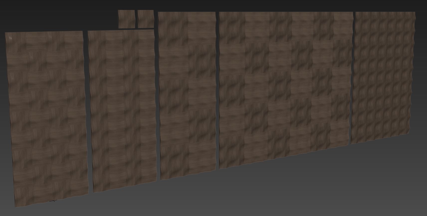 Wood panel Liminal by Evove 3D model_7