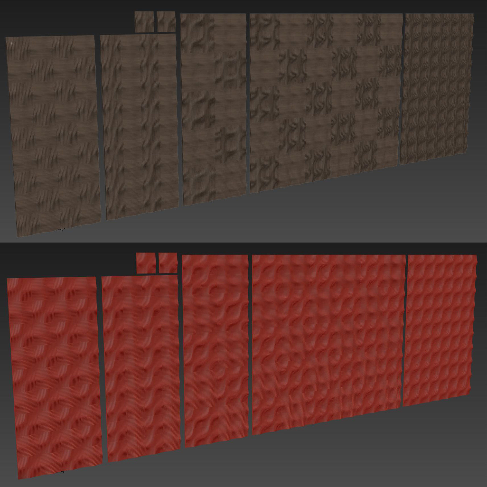 Wood panel Liminal by Evove 3D model_6