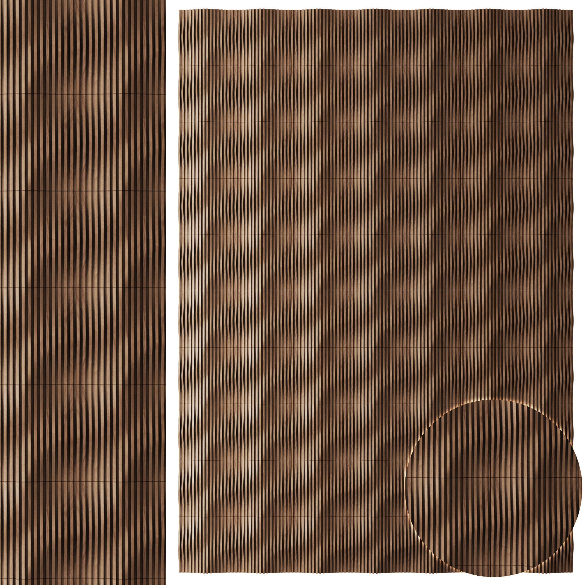 Wood panel Liminal by Evove 3D model_1