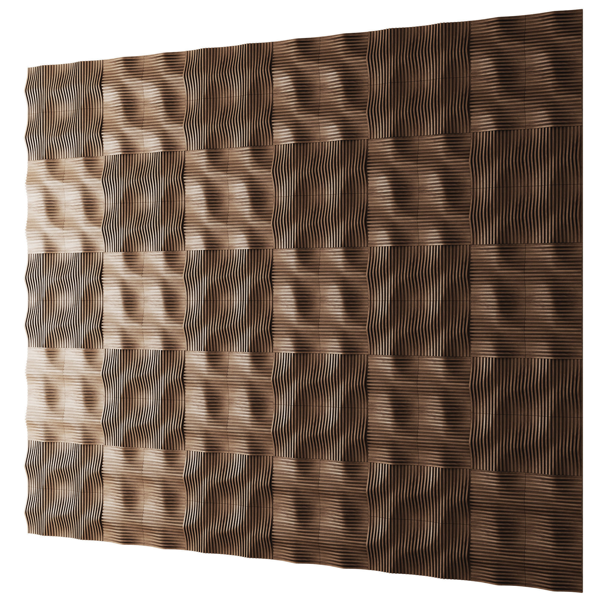 Wood panel Liminal by Evove 3D model_11