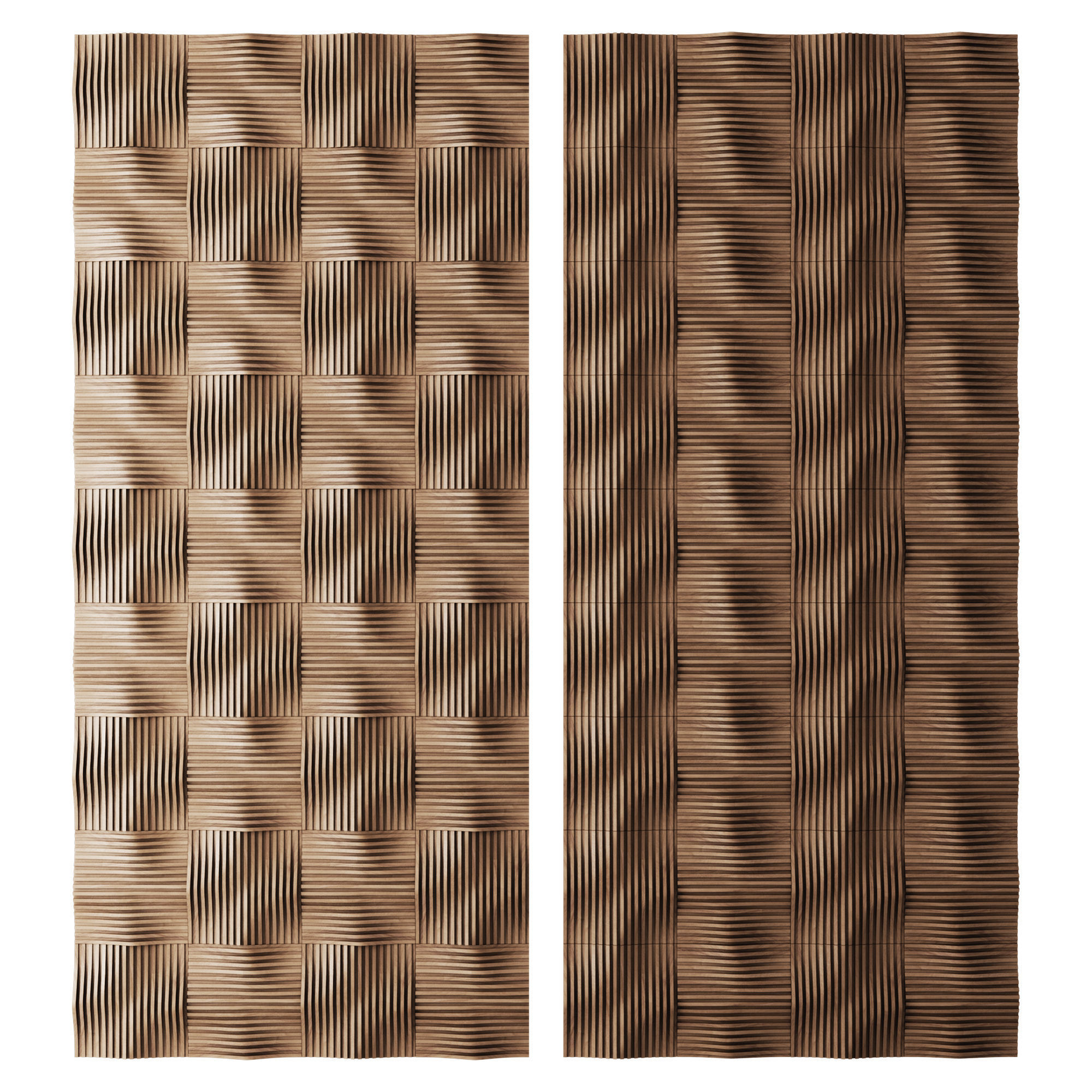 Wood panel Liminal by Evove 3D model_2