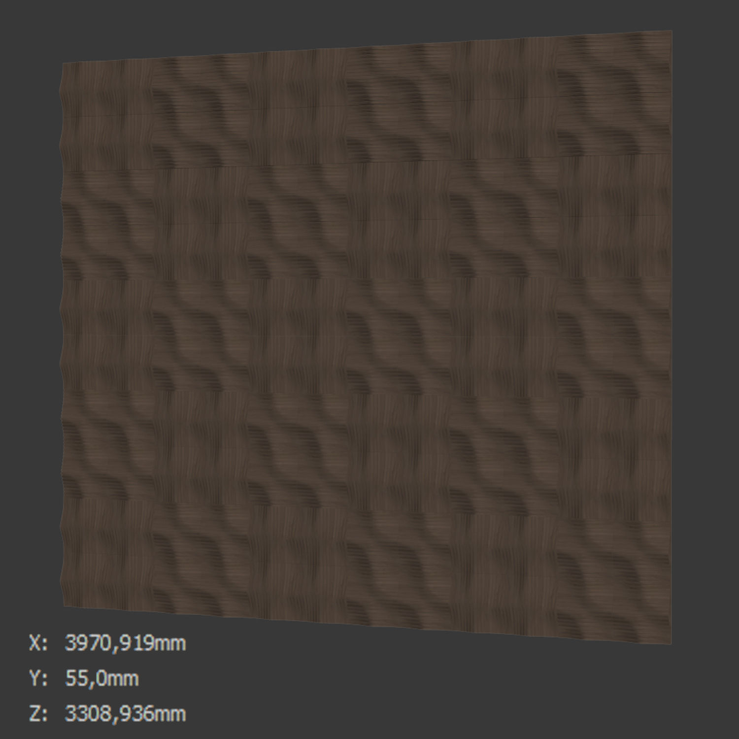 Wood panel Liminal by Evove 3D model_4