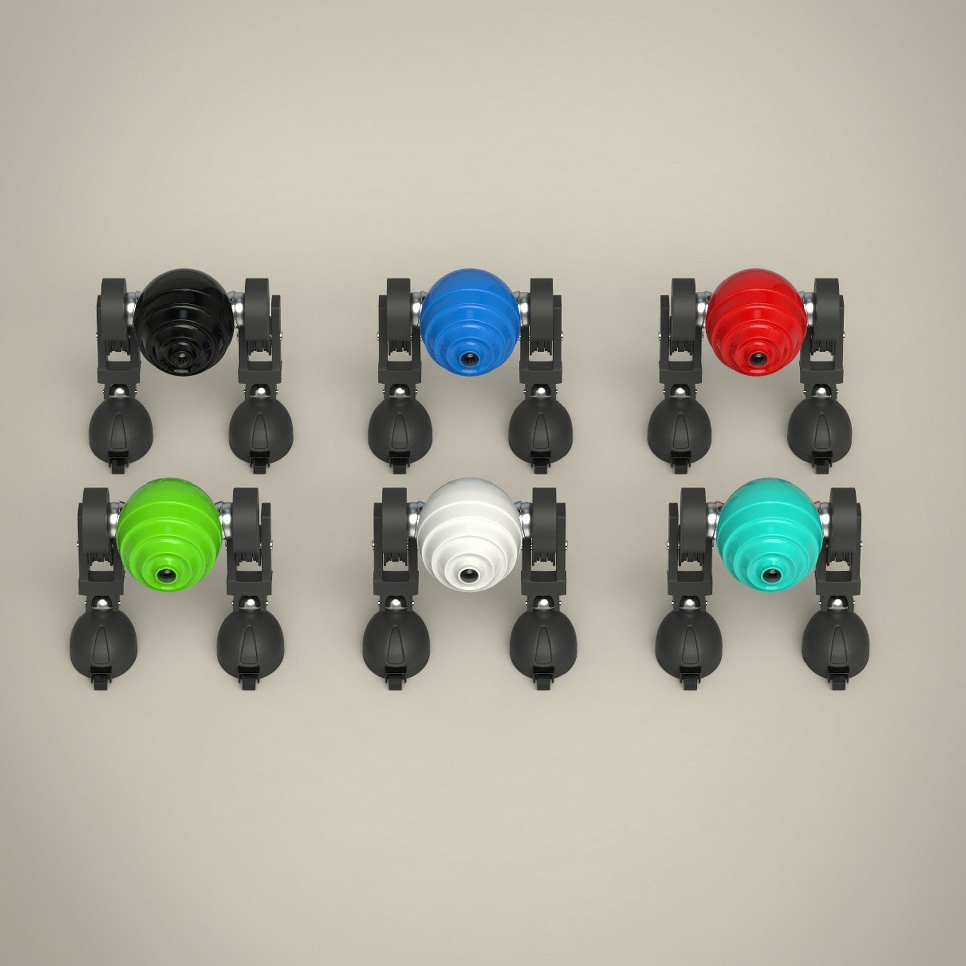 Robot Set 3D model_2