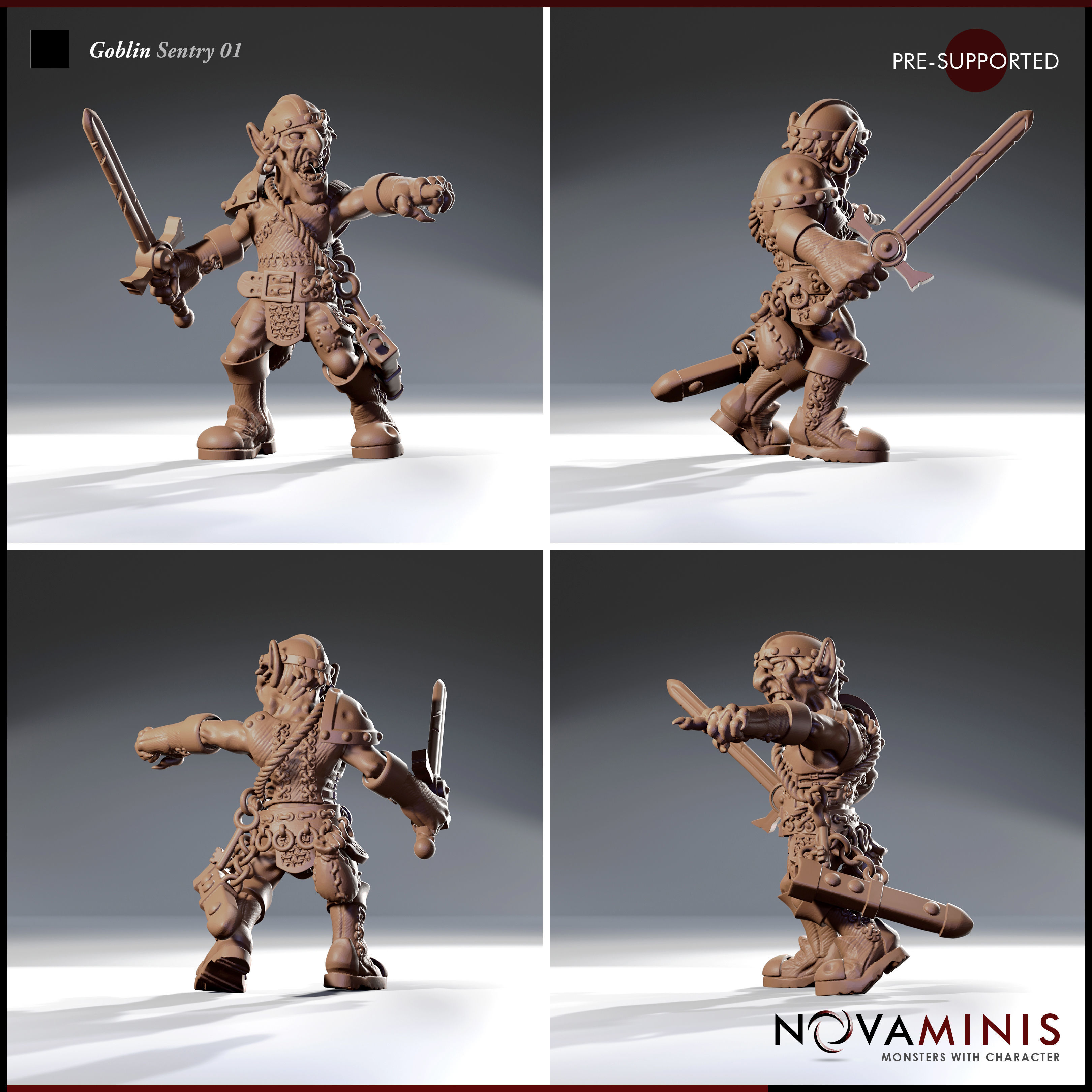 Goblin Sentry 01 3D print model_2