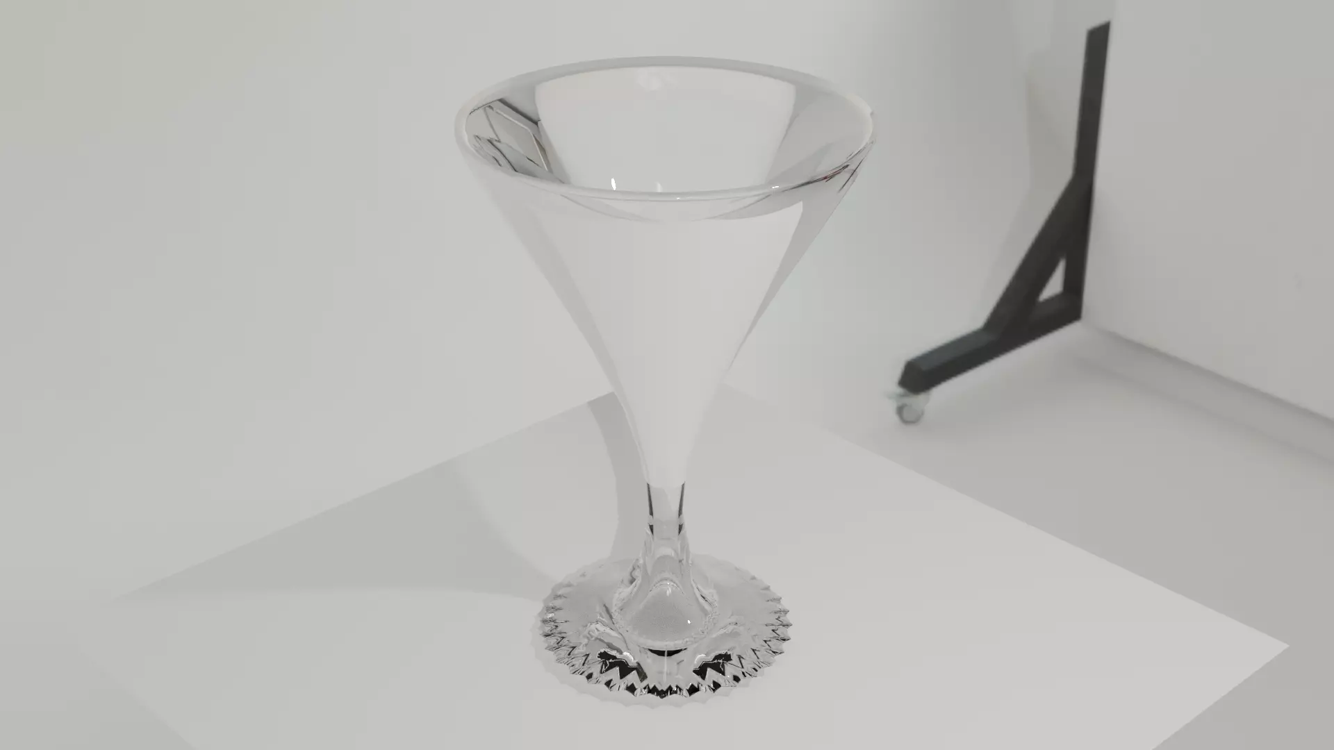 Luxury wine glass 3D model_0