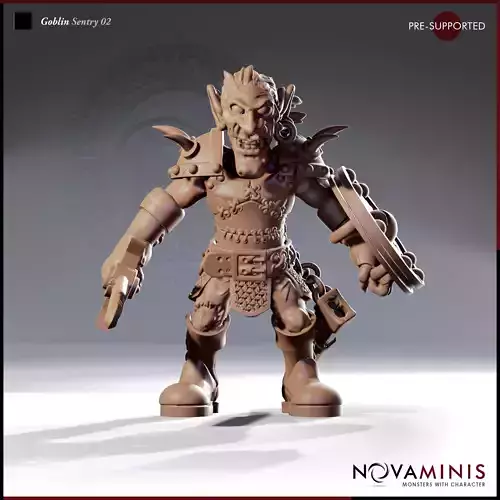 Goblin Sentry 02 3D print model