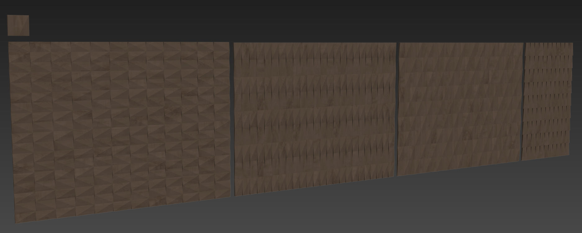 Wood Panel Rise by Evove 3D model_7