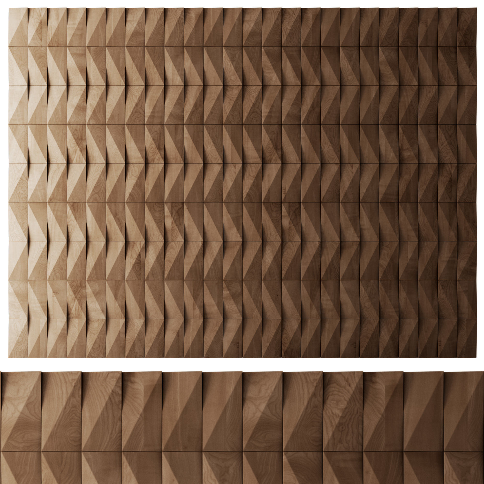 Wood Panel Rise by Evove 3D model_2