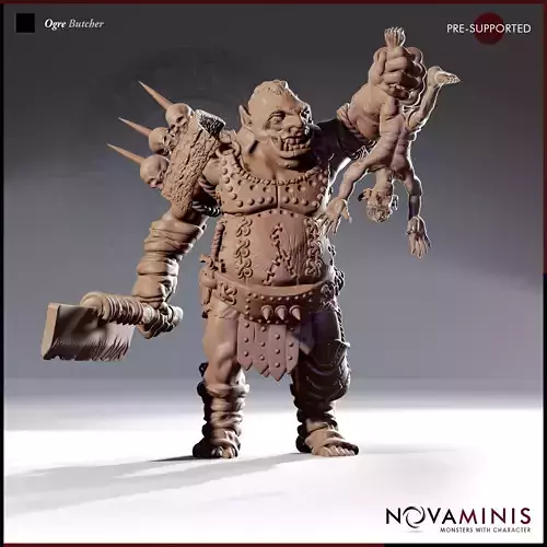 Ogre Butcher 3D print model