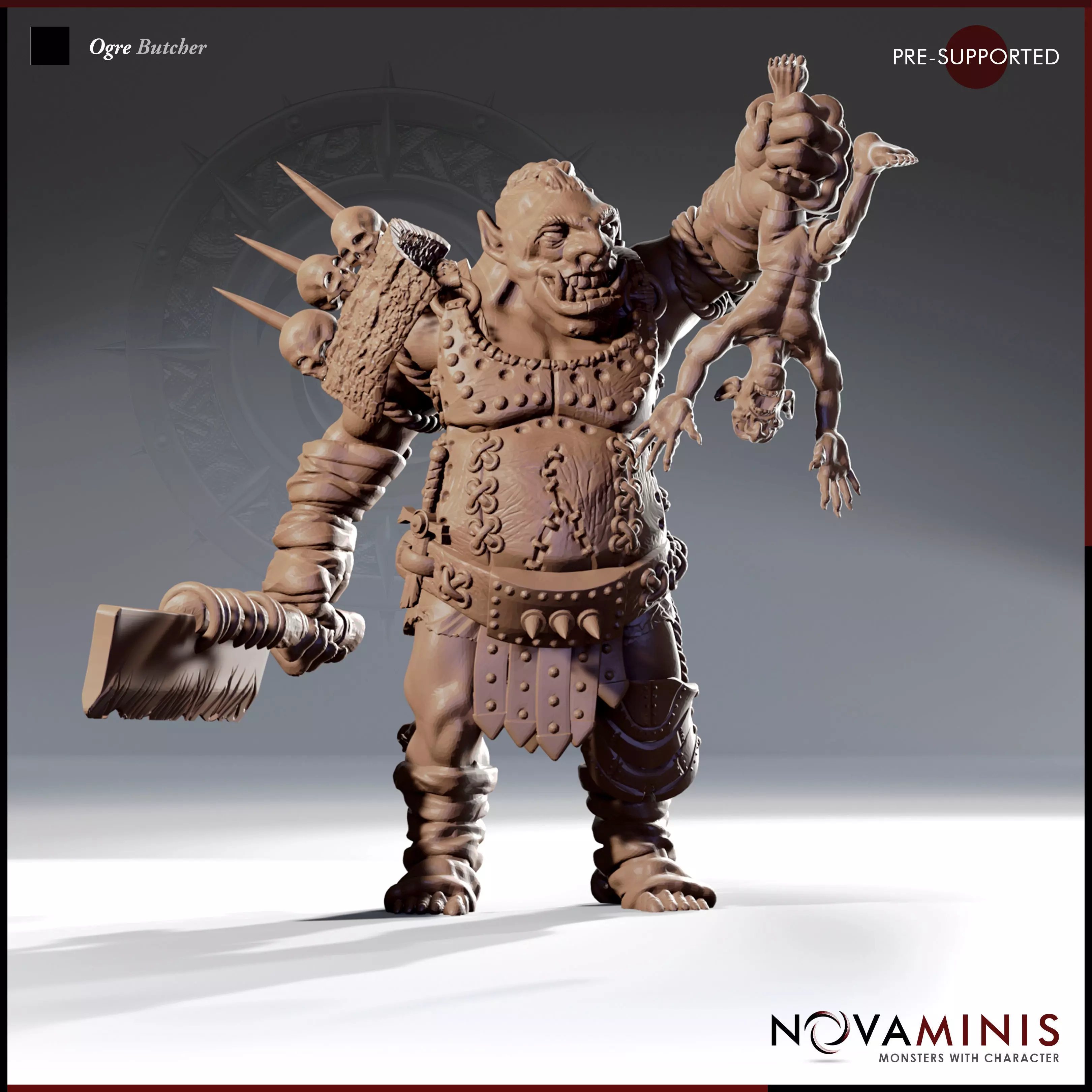 Ogre Butcher 3D print model_0