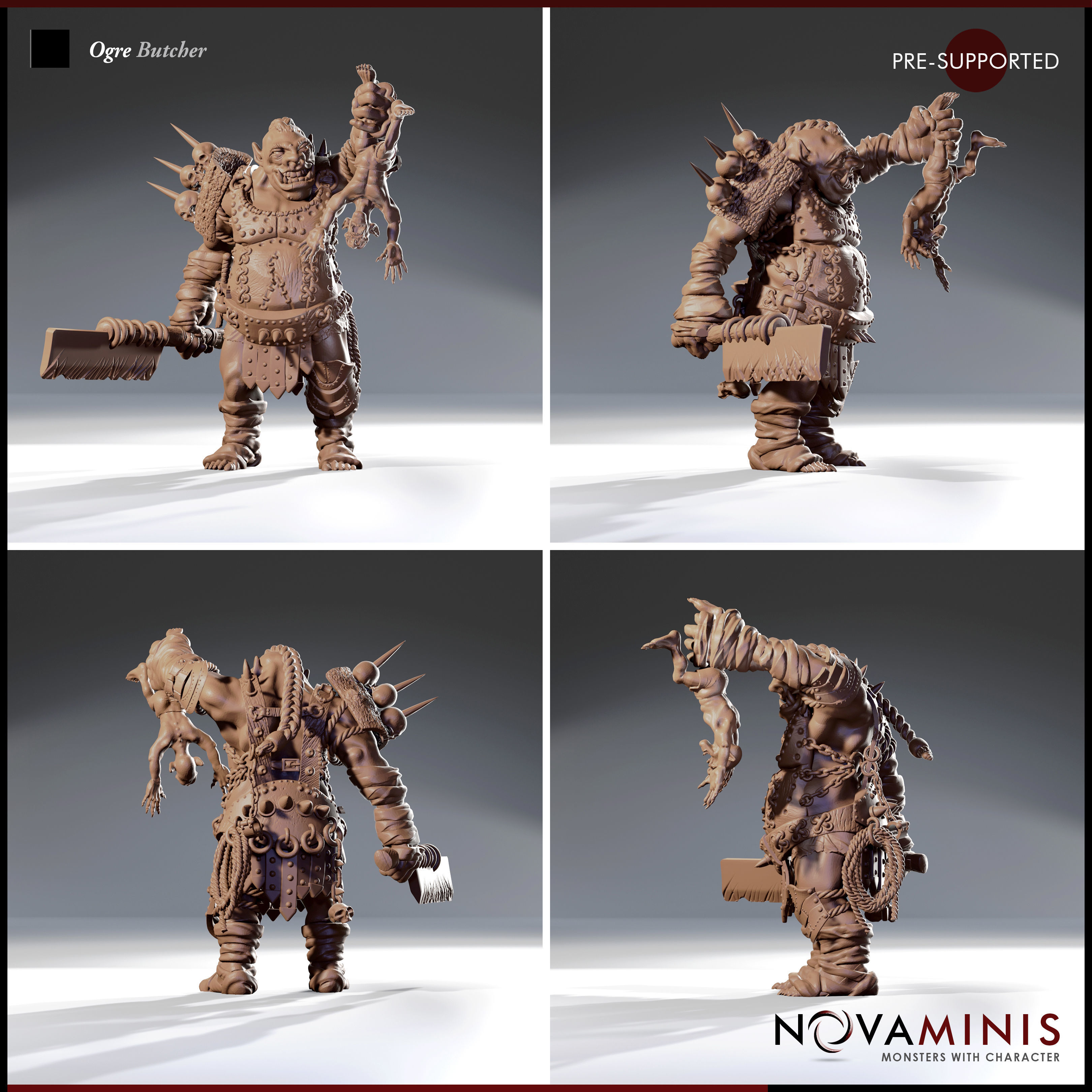 Ogre Butcher 3D print model_2