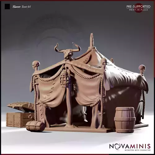 Slaver Tent 01 3D print model