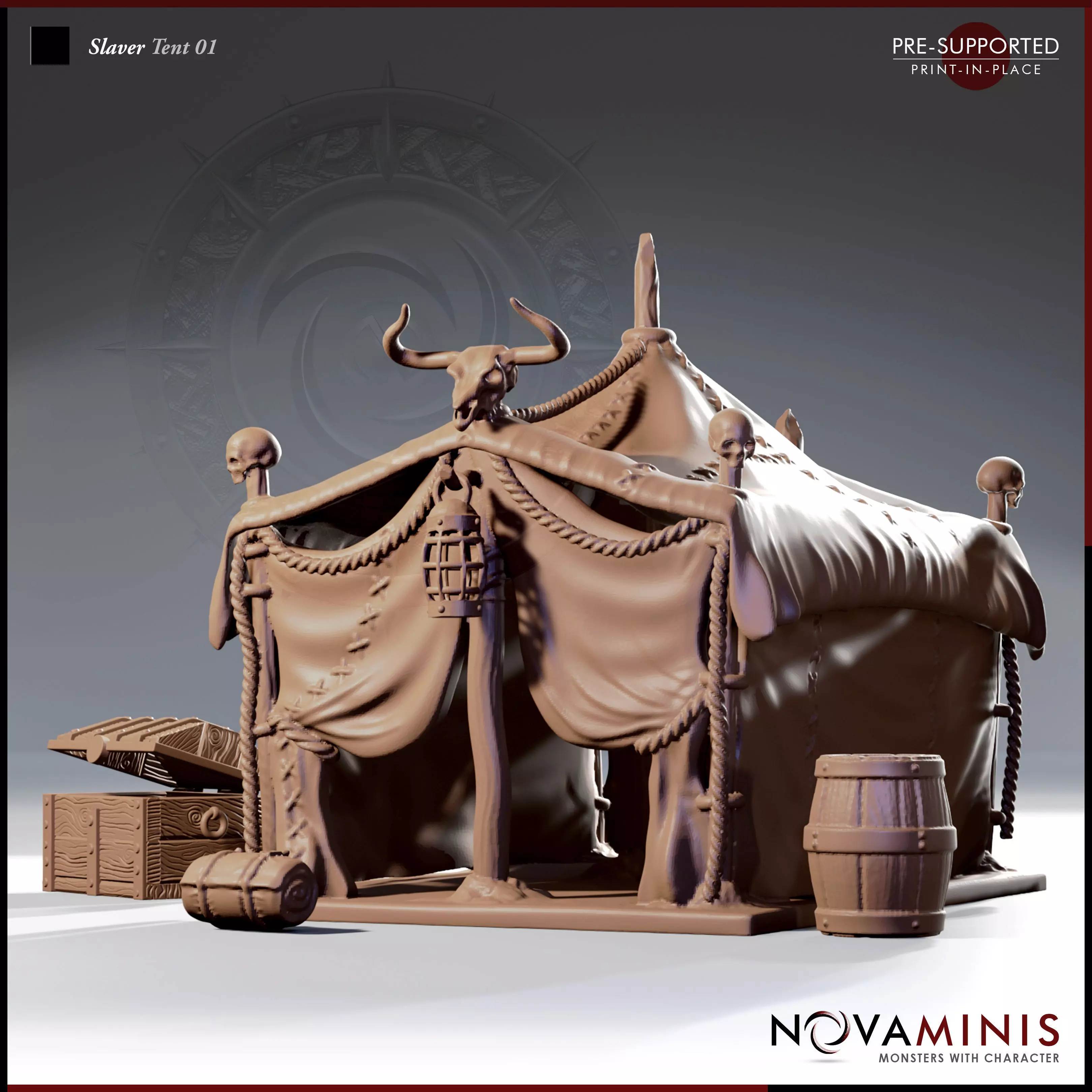 Slaver Tent 01 3D print model_0