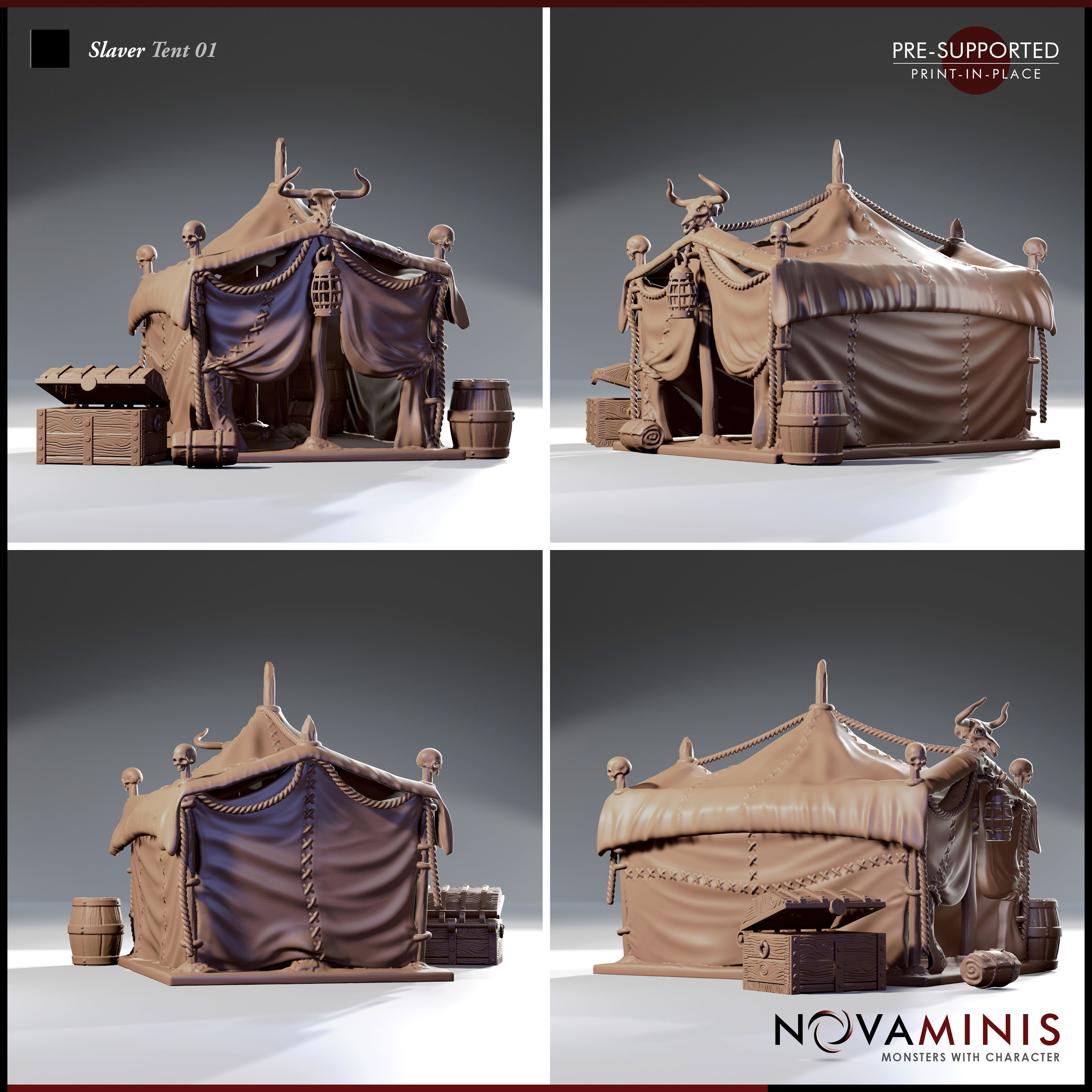 Slaver Tent 01 3D print model_2