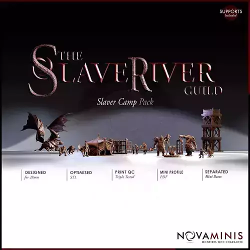Slaver Camp - Slave River Guild 3D Model Collection