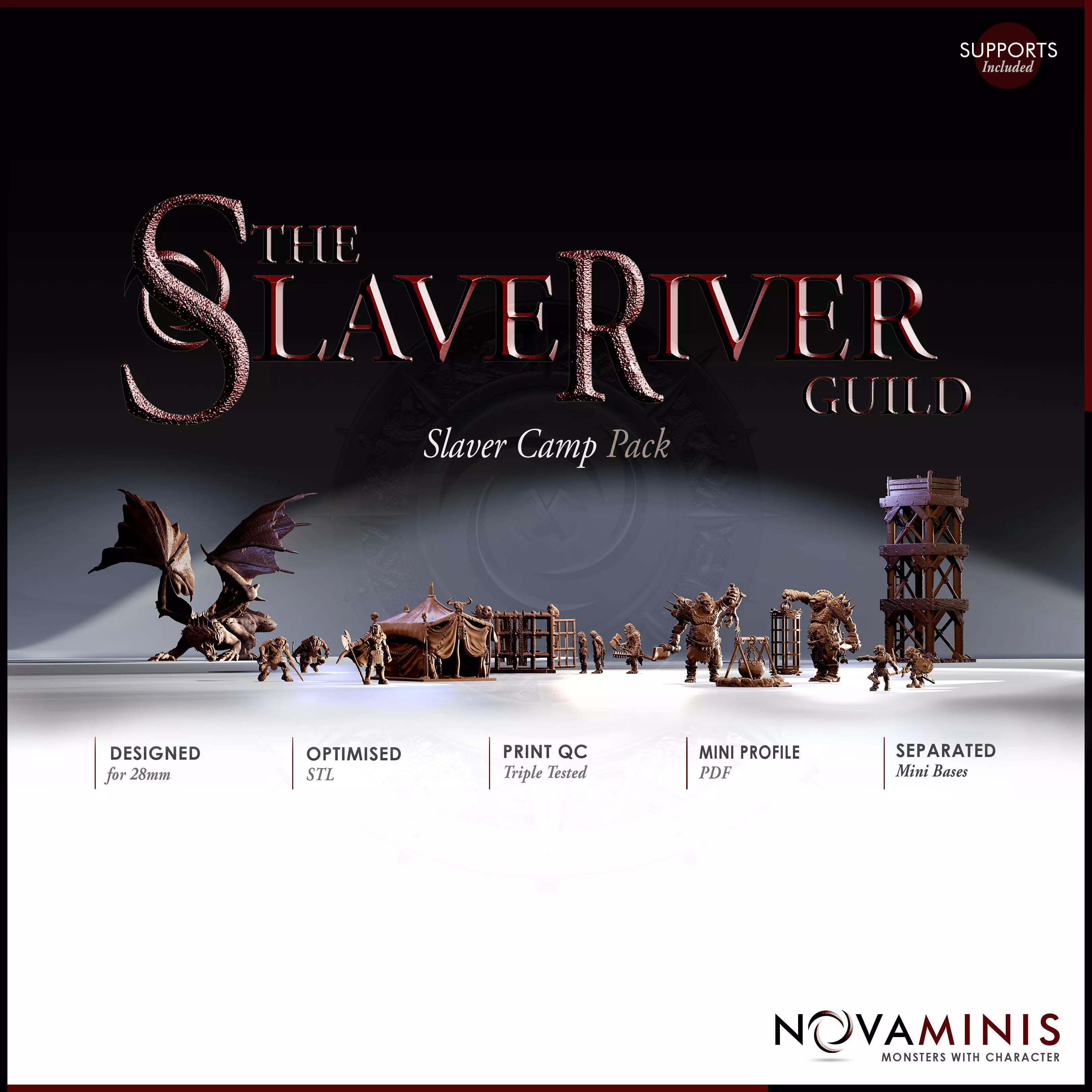 Slaver Camp - Slave River Guild 3D Model Collection_0