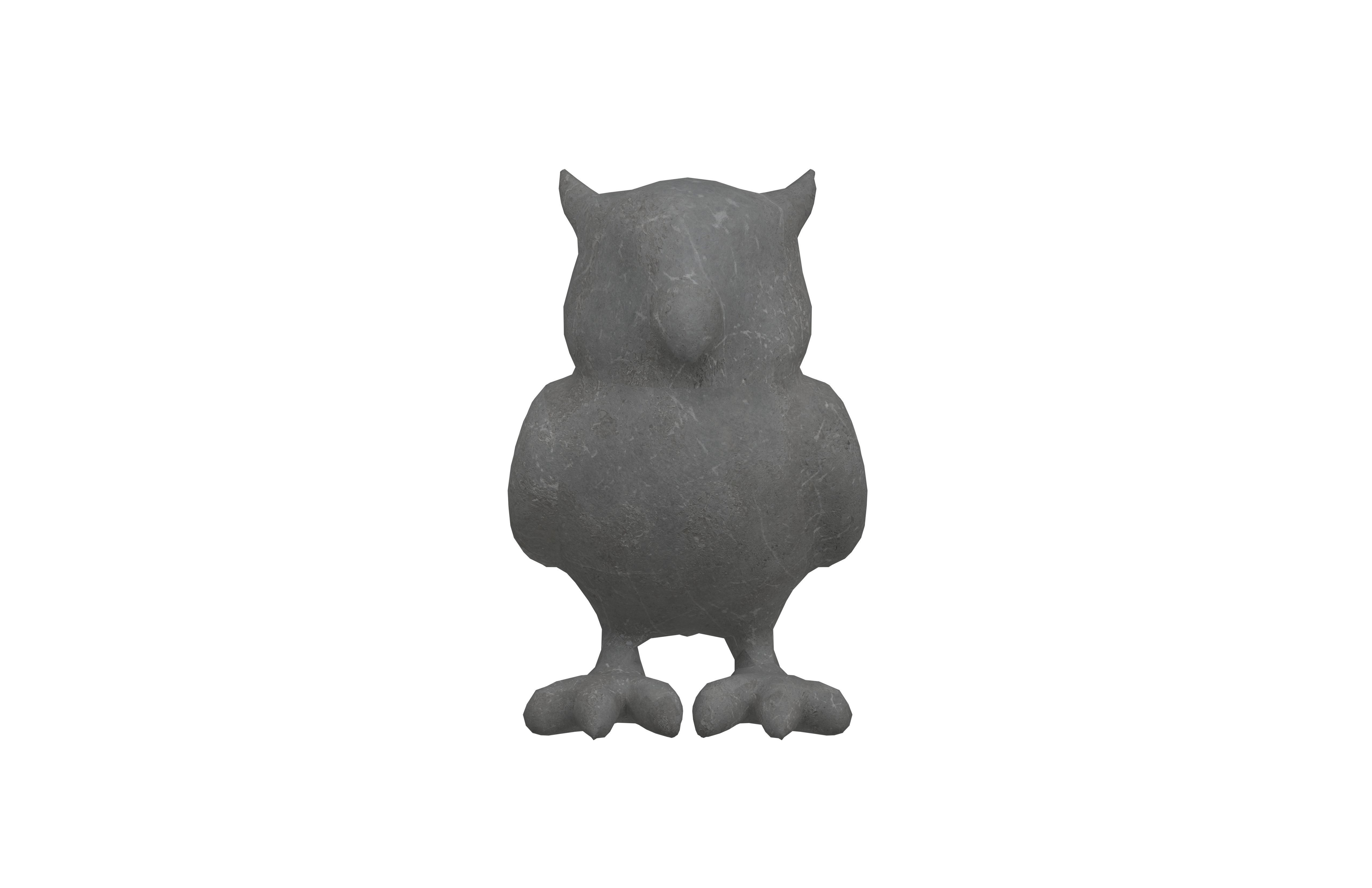 Owl Statue v1 002 Low-poly 3D model_1